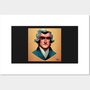 Thomas Jefferson | Comics Style Posters and Art